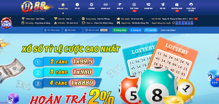 Xổ số QH88 - Thiên đường xổ số Online cho lô thủ 